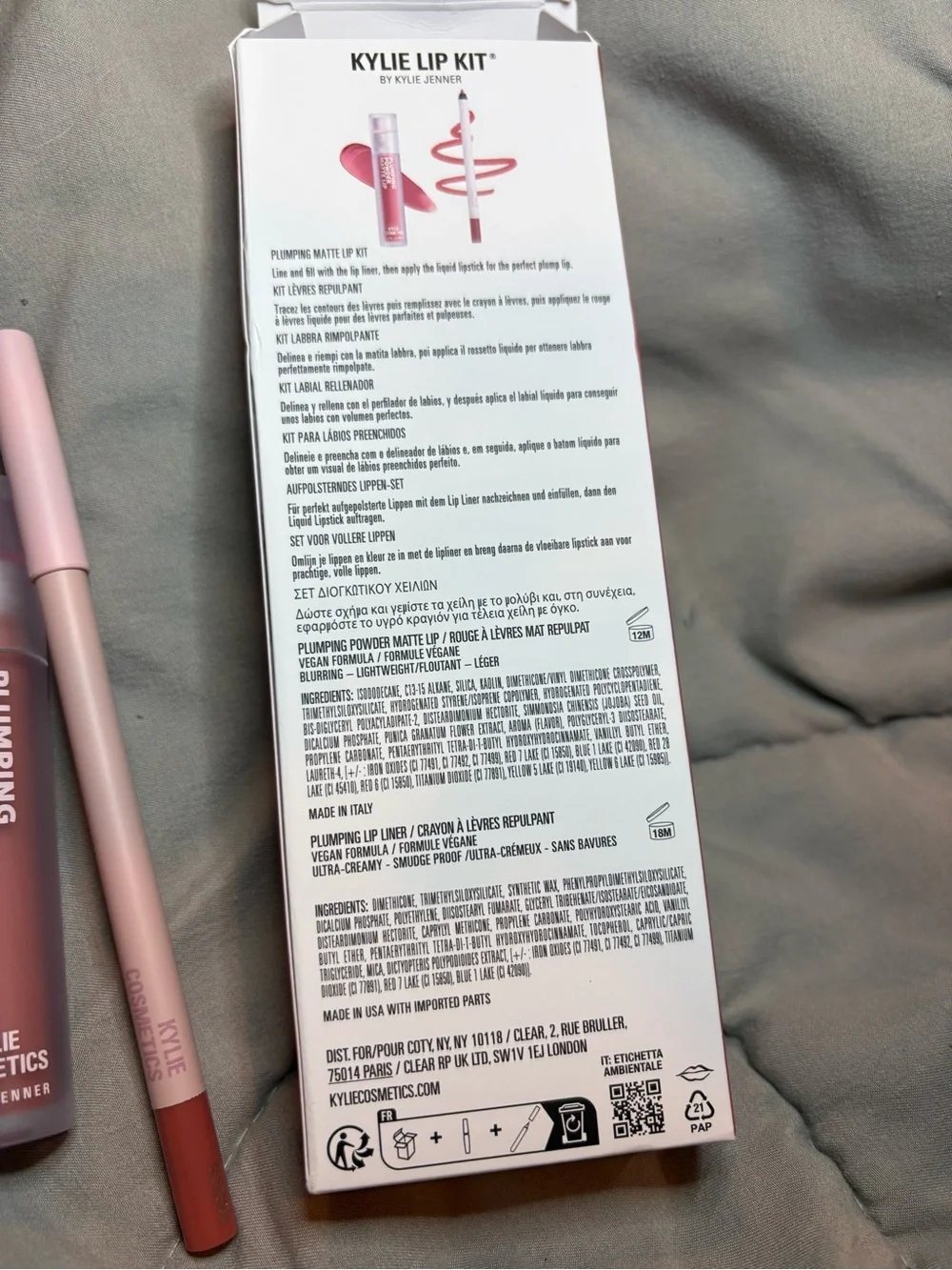 Kylie Cosmetics Plumping Matte Lip Kit  Candy K
